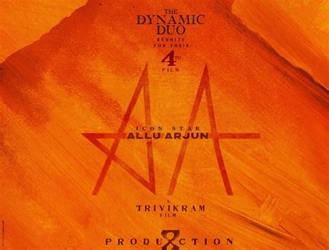 Allu Arjun Joins Hands With Trivikram Srinivas For The Fourth Time