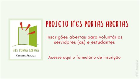 Ifes Campus Aracruz Página inicial