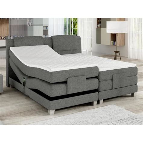 Ensemble Boxspring T Te De Lit Sommiers Relaxation Lectrique