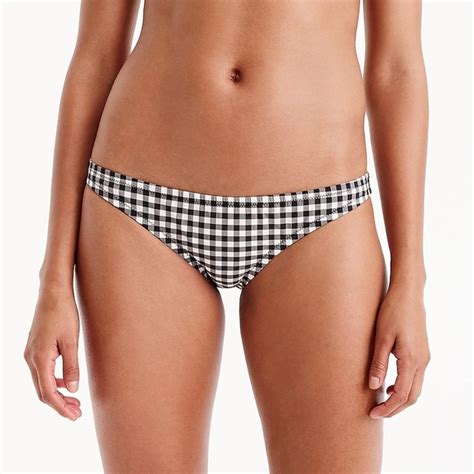 J Crew Swim J Crew Gingham Bikini Bottoms Poshmark