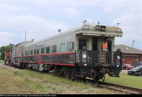 Cn Track Inspection Train In Belleville Il