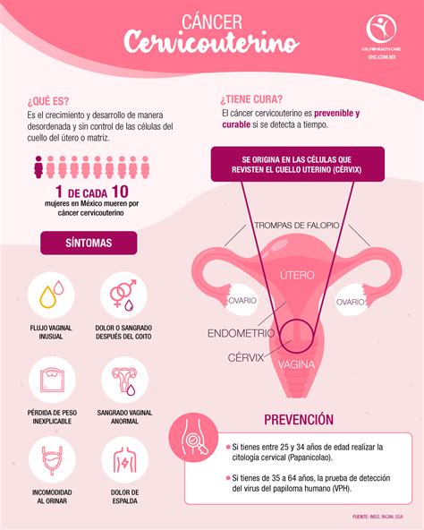 Infografía Cáncer Cervicouterino Grupo Health Care
