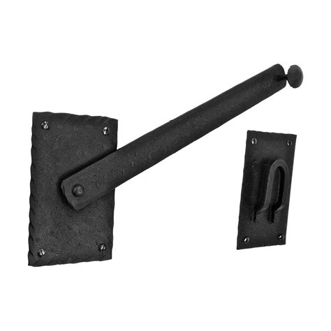 2 Lift Gate Lock Black Wrought Hand Forged Iron Gate Latch 12 Inch