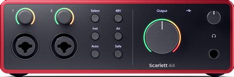 Focusrite Scarlett 4i4 G4 Carte Son Usb