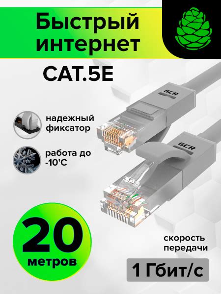 Кабель RJ-45 Ethernet GCR GREEN CONE RETAIL GCR-LNC500_ купить c ...