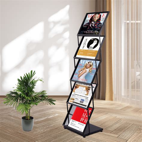 Rebrilliant Metal Free Standing Magazine Rack Wayfair