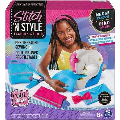 Cool Maker Exclusive Neon Stitch N Style Fashion Studio Sews 8