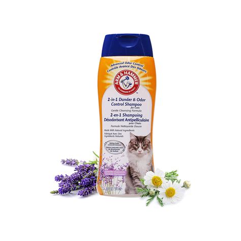 Arm Hammer Deodorizing Dander Reducing Cat Shampoo Lavender