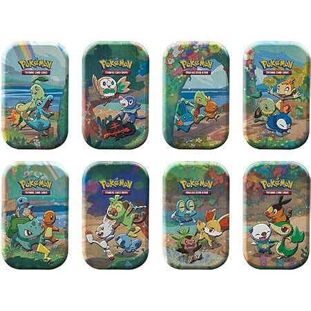 Pok Mon Coffret Mini Tin Boosters Pi Ce Cartes Jouer Et