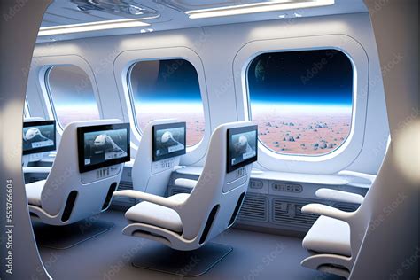 Futuristic Passenger Spacecraft