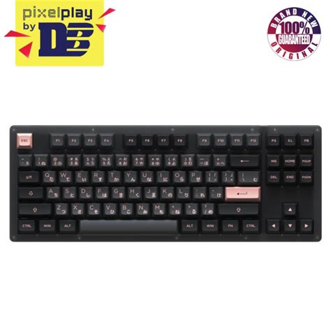 Akko Acr Combo Rgb Hot Swappable Acrylic Mechanical Keyboard Black Pink Jelly Black Switch