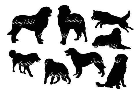 Leonberger Svg Silhouette Png Vector Graphic File Leonberger Etsy