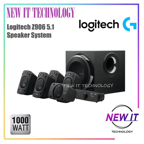 FREE SHIPPING Logitech Z906 5.1 Surround Sound Speaker System, THX, PC ...