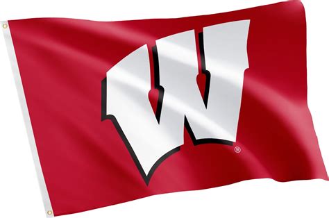 Uw Wisconsin Badgers University Large College Flag