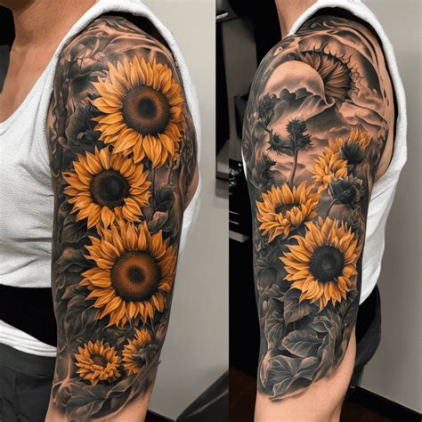 Pin On Sunflower Tattoo