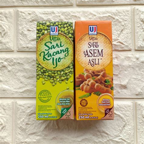 Jual Minuman Ultra Ml Sari Kacang Ijo Hijau Asem Asli Buah Asam