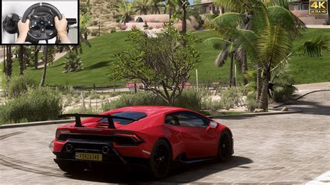 LAMBORGHINI HURACAN FORZA HORIZON 5 THRUSTMASTER GAMEPLAY YouTube