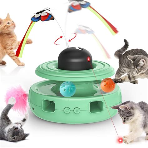 Buy 5 In 1 Electronic Cat Toys For Indoor Cats Interactive Cat Toys