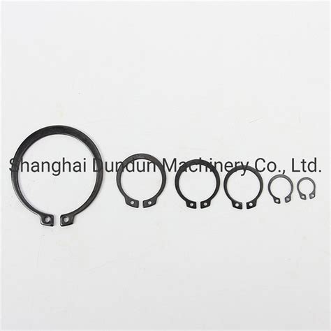 Factory Din Steel Black External Circlip Snap Retaining Rings For