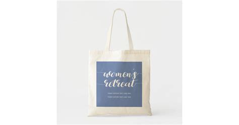 Women's Retreat personalised gift bag | Zazzle