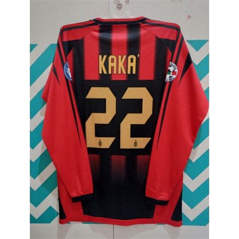 Jual Jersey Ac Milan Home Longsleeve Kaka Shopee Indonesia