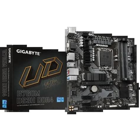 Gigabyte B760m Ds3h Ddr4 Matx Motherboard Intel