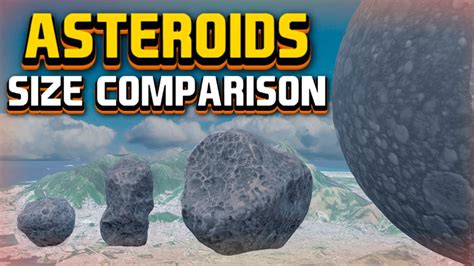 ASTEROIDS Size Comparison 2023 😳(3D) - YouTube