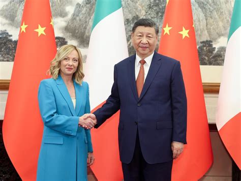 Xi se reúne con primera ministra italiana y pide mantener espíritu de