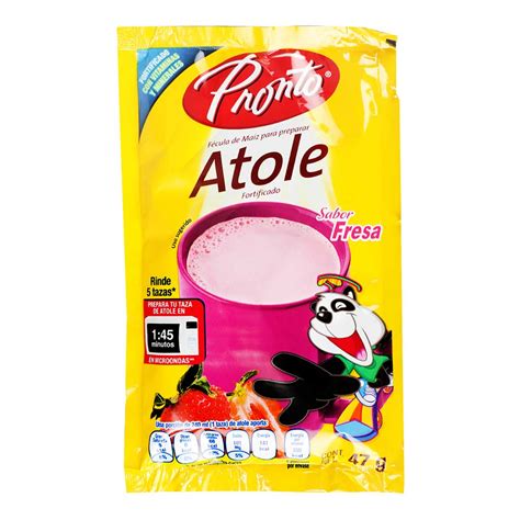 Atole Polvo Fresa Pronto Pieza Paquete Soriana