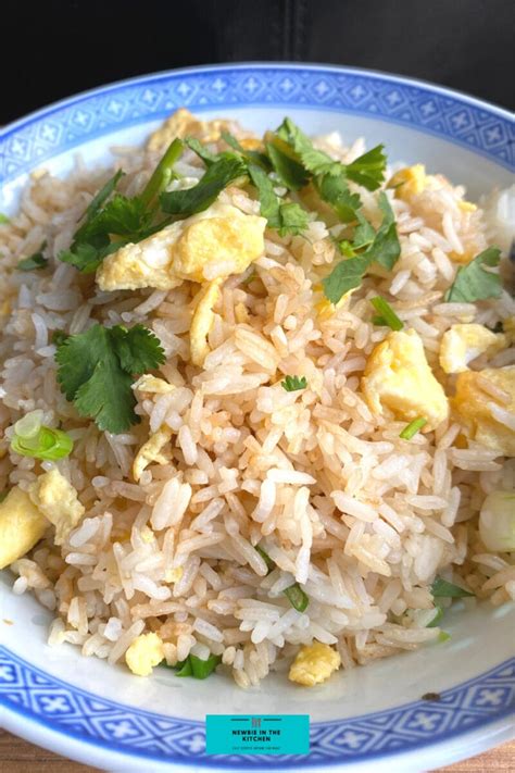 Simple Egg Fried Rice Newbie In The Kitchen