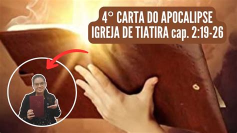 Apocalipse Carta A Igreja Em Tiatira Cap Ipda Avivamento