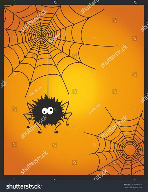 Cute Spider Web Vector Illustration Cartoon Stock Vector (Royalty Free) 474500467 | Shutterstock