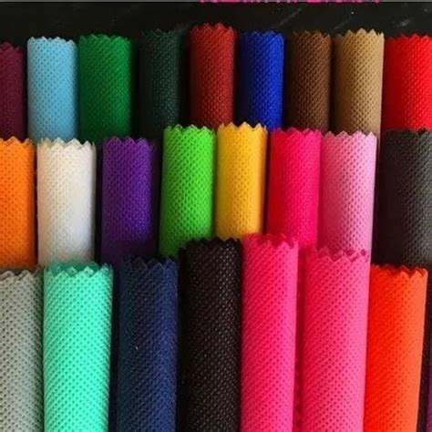 Pure Virgin Multicolor Plain Pp Spun Bond Non Woven Fabric Packaging