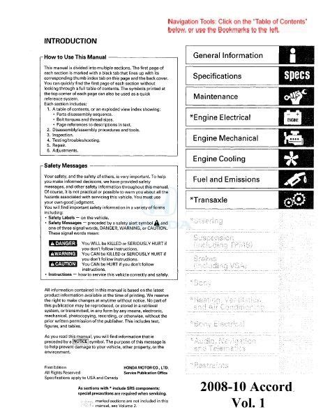 2022 Honda Accord Maintenance Schedule Pdf