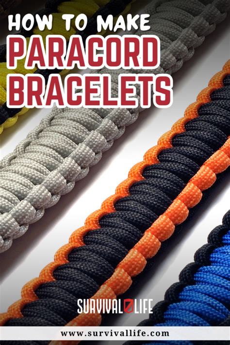 How To Make Paracord Survival Bracelets DIY Survival Prepping