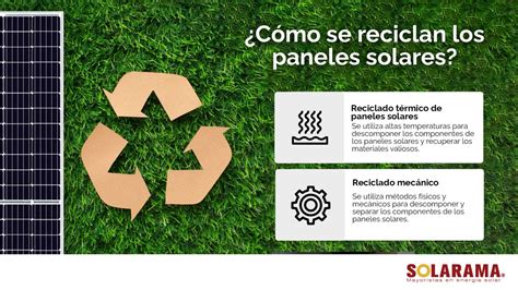 Cómo es el reciclaje de paneles solares