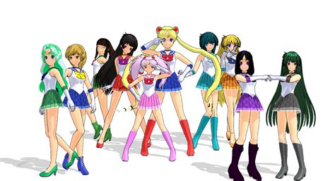 Mmd Sailor Scouts Dl By Celestcsilvari On Deviantart