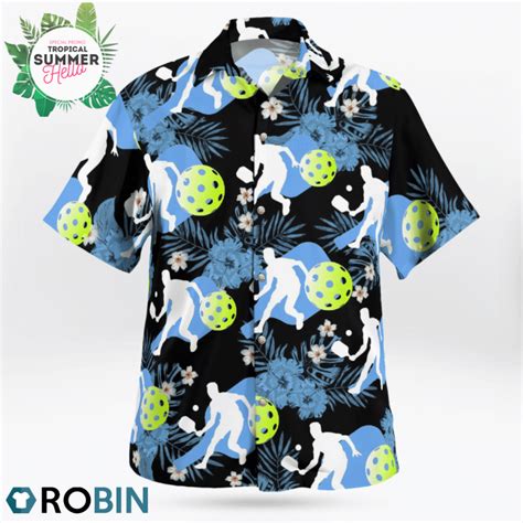 Pickleball Hawaiian Shirts Aloha Shirt Robinplacefabrics