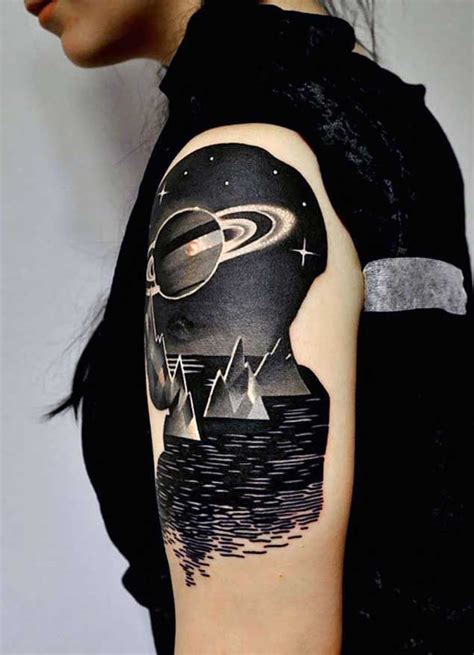 50 Earth Shattering Space Tattoos That Are Literally Out Of This World