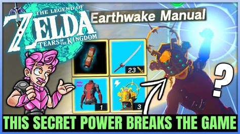 How To Get This Secret Op Hidden Power Earthwake Yiga Clan Armor