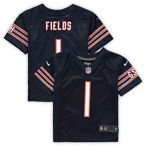 Toddler Nike Justin Fields Navy Chicago Bears Game Jersey