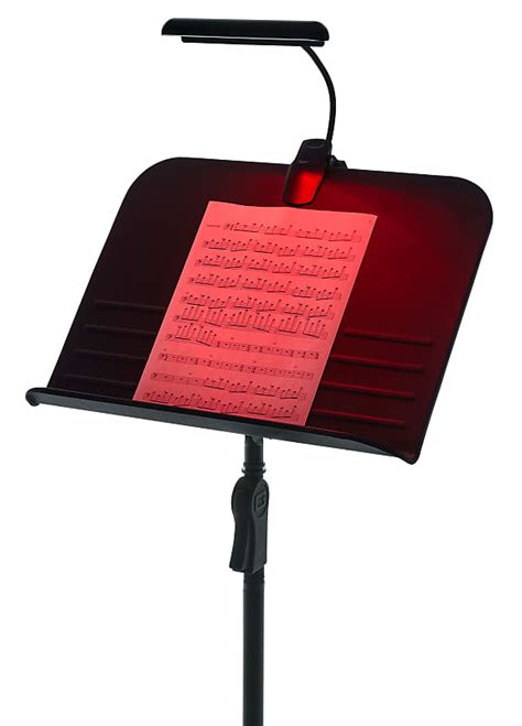 Gator Frameworks Gfwmusledr Red Led Lamp For Music Stands Reverb