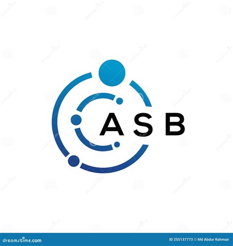 Asb Letter Logo Design On Black Background Asb Creative Initials