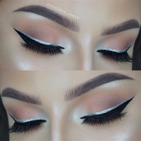 Silver Eyeliner Silver Eye Makeup Prom Eye Makeup Prom Makeup Looks