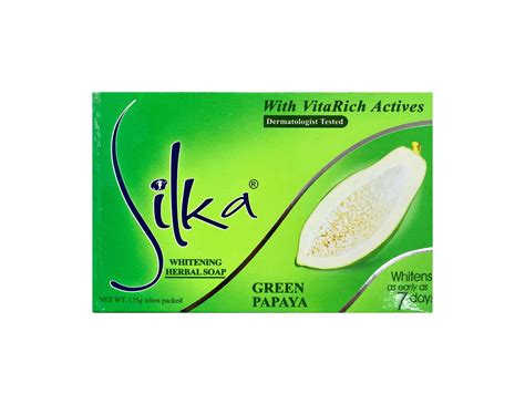 Silka Green Papaya Whitening Soap 135g Each Pack Of 6 Etsy