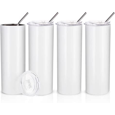 Mo Finance Pyd Life Sublimation Blanks Skinny Tumbler White Oz