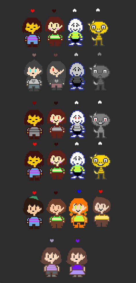 Undertale Pixel Art Template