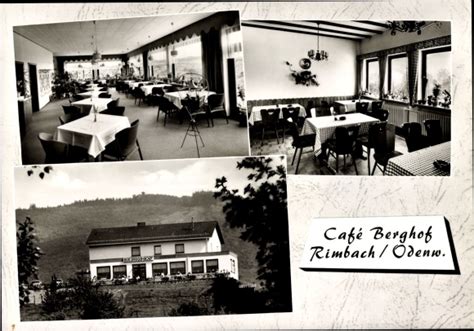 Ansichtskarte Postkarte Rimbach Odenwald Blick Auf Cafe Akpool De