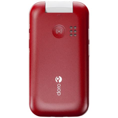 Doro 2880 Rood 4G Mobiele Seniorentelefoon Vastenmobiel