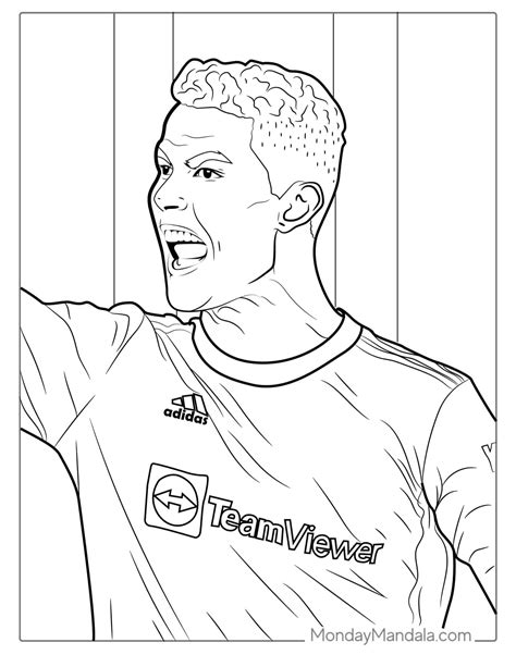 Ronaldo Coloring Page Free Pdf Printables Coloring Home Sexiezpix Web